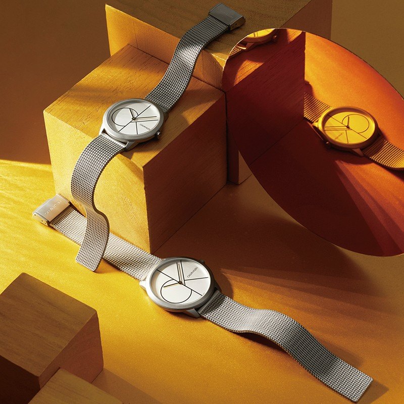 K3M5115X שעון קלווין קליין לגברים | רצועת רשת לוח כסוף CK ממותג | שנתיים אחריות | חנות שעוני אופנה לגברים בראשון לציון | CALVIN KLEIN Minimal Stainless Steel Bracelet K3M5115X