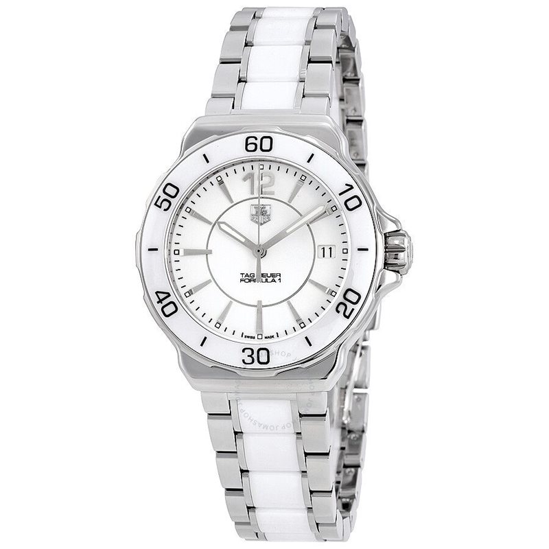 WAH1211-BA0861 שעון טאג הויאר לנשים מסדרת פורמולה 1 | שעון יוקרה מיוחד בשילוב קרמיקה | שעוני יוקרה שווצריים לנשים | שנתיים אחריות |WAH1211.BA0861 TAG Heuer Formula One F1 Ceramic