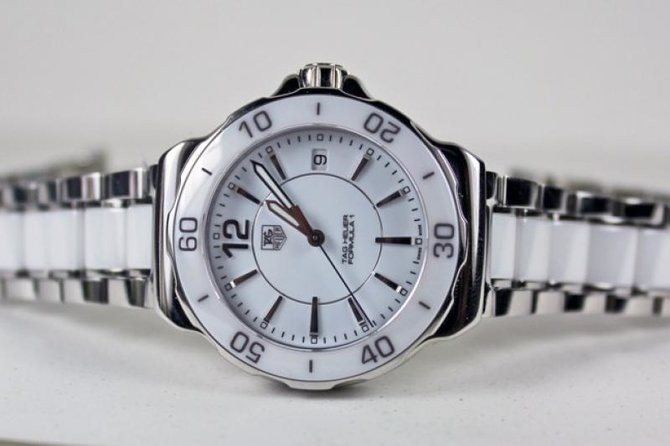 WAH1211-BA0861 שעון טאג הויאר לנשים מסדרת פורמולה 1 | שעון יוקרה מיוחד בשילוב קרמיקה | שעוני יוקרה שווצריים לנשים | שנתיים אחריות |WAH1211.BA0861 TAG Heuer Formula One F1 Ceramic