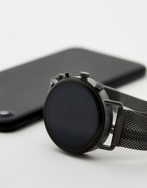 SKT5100 שעון חכם של סקאגן דגם לנשים וגברים | דגם ברצועת סיליקון ספורטיבית אלגנטית | כולל פונקציית דופק | שנה אחריות | מלאי מוגבל | Skagen Connected Falster 2 Stainless Touchscreen Smartwatch SKT5100