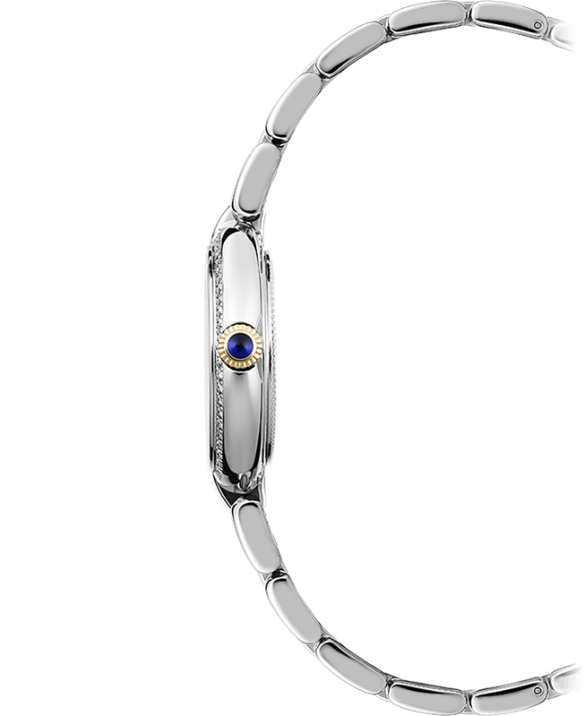 1600-SPS-00995 שעון ריימונד ווייל לנשים דגם מיוחד ברצועות מתחלפות | שעון אלגנטי ספורטיבי משובץ בבאזל ובלוח פנינה מרשים | רצועת סטיינלס סטיל זהב וכסף |שנתיים אחריות | Raymond Weil Shine 1600-SPS-0099