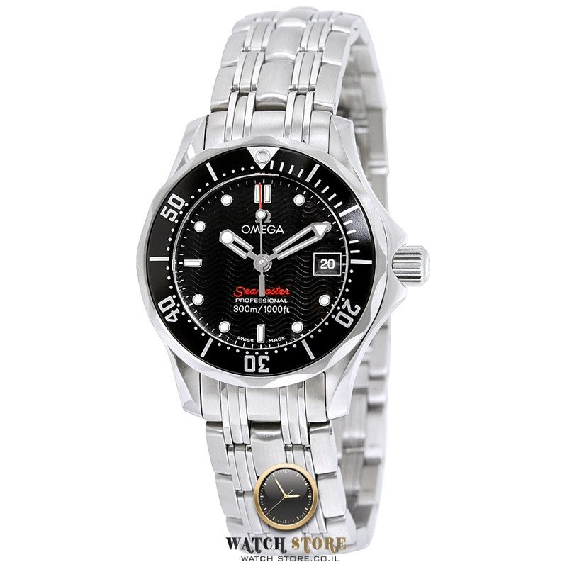 אומגה סימסטר 300 מטר לנשים במבצע | שעוני אומגה ביבוא מקביל | חנות שעונים Omega Seamaster Diver 300M Steel Ladies Watch