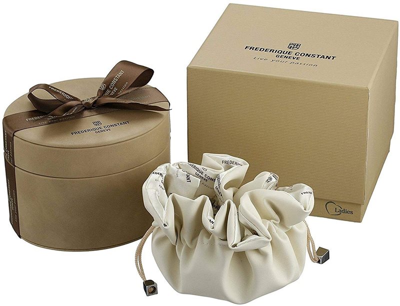 FC-306WHD3ER6B שעון כסוף יוקרתי של המותג פרדריק קונסטנט דגם אוטומט בלוח פנינה משובץ 8 יהלומים | מלאי מוגבל כולל שנתיים אחריות | Delight Automatic Diamond Ladies Watch FC-306WHD3ER6B Frederique