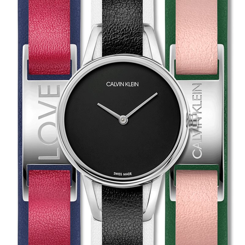 K9D231LY סט מושלם לנשים של קלווין קליין | דגם אופנתי כולל שעון בלוח שחור | רצועות להחלפה מיידית | מתאים לכל ארוע | שנתיים אחריות | מלאי מוגבל בהחלט |CALVIN KLEIN MyCalvins Ladies Watch K9D231LY Black