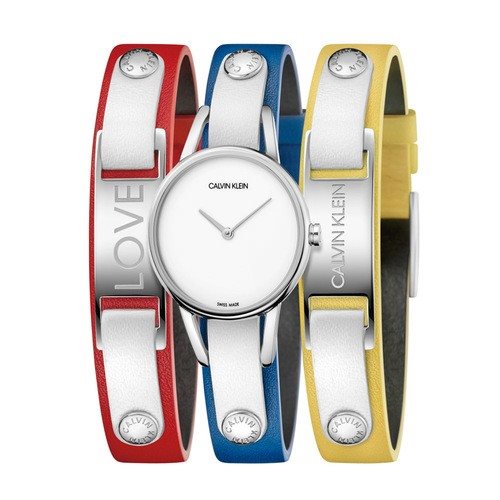 K9D231VX שעון CK LOVE לאישה | סט מושלם הכולל 2 רצועות נוספות להחלפה | שנתיים אחריות | חנות שעוני אופנה בראשון לציון | CALVIN KLEIN #MYCALVINS watch - K9D231VX