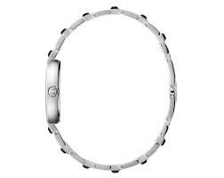 K9G23UB1 שעון קלווין קליין דגמים חדשים לנשים | דגם כסוף מעוצב בלוח שחור ואבנים שחורים ברצועה | שנתיים אחריות | Calvin Klein Mesmerise K9G23UB1 Wrist watch