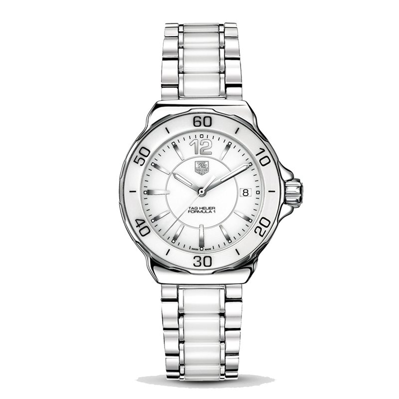 WAH1211-BA0861 שעון טאג הויאר לנשים מסדרת פורמולה 1 | שעון יוקרה מיוחד בשילוב קרמיקה | שעוני יוקרה שווצריים לנשים | שנתיים אחריות |WAH1211.BA0861 TAG Heuer Formula One F1 Ceramic