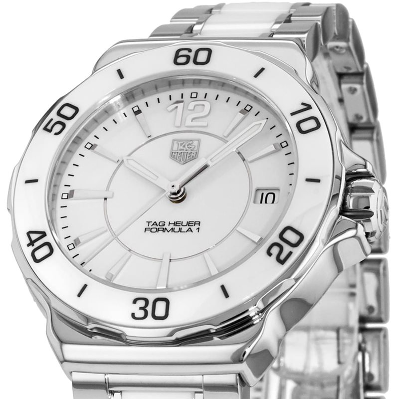 WAH1211-BA0861 שעון טאג הויאר לנשים מסדרת פורמולה 1 | שעון יוקרה מיוחד בשילוב קרמיקה | שעוני יוקרה שווצריים לנשים | שנתיים אחריות |WAH1211.BA0861 TAG Heuer Formula One F1 Ceramic