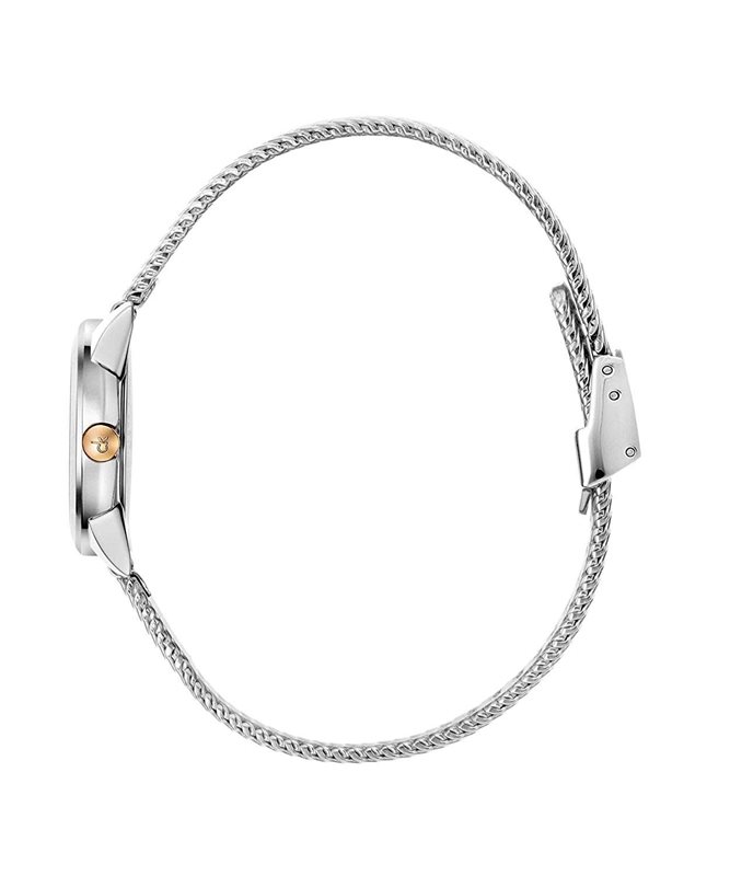 K3M23B26 שעון קלווין קליין מיני לנשים | רצועת רשת משולבת זהב רוז | קולקציית שעונים חדשה בישראל | שנתיים אחריות | Calvin Klein Minimal Women';s Watch K3M232B26