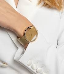 K9423Y29 שעון קלווין קליין זהב אופנתי לנשים | דגם ברצועת רשת כולל שנתיים אחריות | מנגנון שווצרי | חנות שעונים בראשל';';צ | CALVIN KLEIN Glam Gold Stainless Steel Bracelet K9423Y29