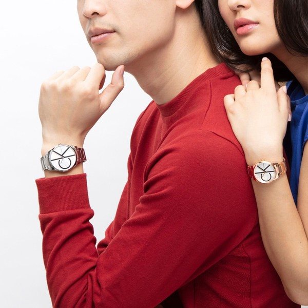 K4N23X41 שעון CK לנשים דגם מהקולקצייה החדשה | דגם רוז גולד בלוח שחור ממותג | מנגנון שווצרי איכותי כולל שנתיים אחריות | Calvin Klein Quartz Black Dial Ladies Watch K4N23X41