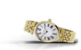 FC-200MPW2V5B שעון מושלם לנשים של פרדריק קונסטנט דגם עדין קלאסי ואלגנטי | שעון זהב בלוח לבן ספרות רומיות | כתר חום מיוחד | מלאי מוגבל | שנתיים אחריות | Frederique Constant Art Deco Classics FC-200MPW2