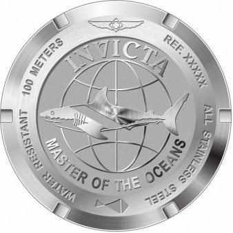 35599 שעון ספורטיבי אלגנטי לנשים של אינווקטה | דגם בלוח שחור ברצועת סטיינלס סטיל | שנתיים אחריות | שעוני צלילה לאישה | Pro Diver Quartz Blue Dial Ladies Watch 35599 by Invicta