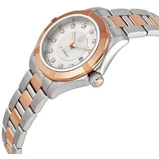 WAP1451.BD0837 שעון יוקרה של טאג הויאר לנשים | דגם רוז גולד 18K משולב ברצועה | לוח פנינה משובץ 11 יהלומים | מלאי מוגבל כולל שנתיים אחריות | WAP1451.BD0837 - TAG Heuer Aquaracer Quartz 18K DIAMOND Watc