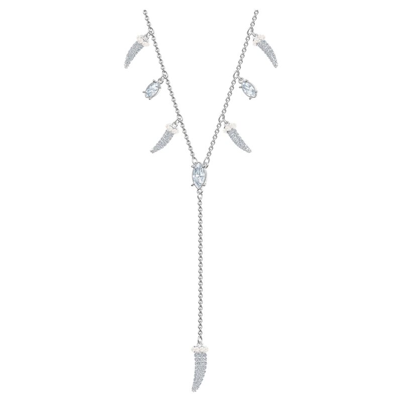 5499631 שרשרת נופלת של סברובסקי | קולקצייה חדשה | תכשיטי רודיום יוקרתיים לנשים במבצע | Swarovski Polar Bestiary 5499631 Rhodium Plated Necklace