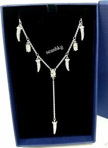 5499631 שרשרת נופלת של סברובסקי | קולקצייה חדשה | תכשיטי רודיום יוקרתיים לנשים במבצע | Swarovski Polar Bestiary 5499631 Rhodium Plated Necklace