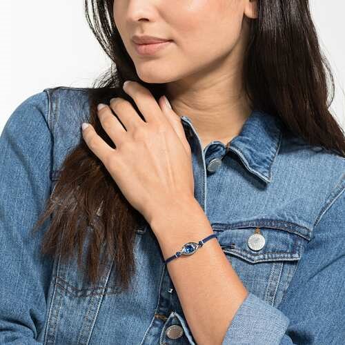 5551804 צמיד צמיד חוטים לנשים דגם עין כחולה | צמיד אופנתי לנשים | Swarovski Power Collection The Evil Eye Bracelet, Blue