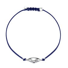 5551804 צמיד צמיד חוטים לנשים דגם עין כחולה | צמיד אופנתי לנשים | Swarovski Power Collection The Evil Eye Bracelet, Blue