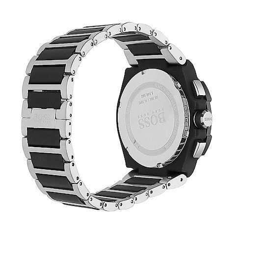1513368 שעון יד של הוגו בוס לגברים | דגם ספורטיבי משולב פלדת אל חלד וסיליקון | שנתיים אחריות | מלאי מוגבל | חנות שעונים בראשון לציון | Hugo Boss 1513368 Supernova Chronograph Mens Watch