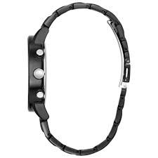 AT2245-57E שעון יד סיטיזן אקו דרייב שחור מיוחד | שעון כרונוגרף אלגנטי ונקי לגברים | רצועת מתכת שחורה מט ומבריק | מלאי מוגבל | שנתיים אחריות | Eco-Drive Chronograph AT2245-57E - Citizen Watch