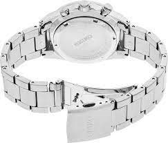 SSB397P1 שעון יד סייקו מסדרת נאו לגברים | שעון ספורטיבי כרונוגרף | לוח שחור מיוחד זוהר בחושך כולל תאריכון | שנתיים אחריות | Seiko Neo Sports Chronograph Black Dial Quartz SSB397