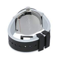 K9R31CD6 שעון יד ספורטיבי לגברים של קלווין קליין | שעון מיוחד ברצועת סיליקון שחורה ולבנה | מלאי מוגבל | שנתיים אחריות | מנגנון שווצרי | Calvin Klein Compete Men watch K9R31CD6 black rubber