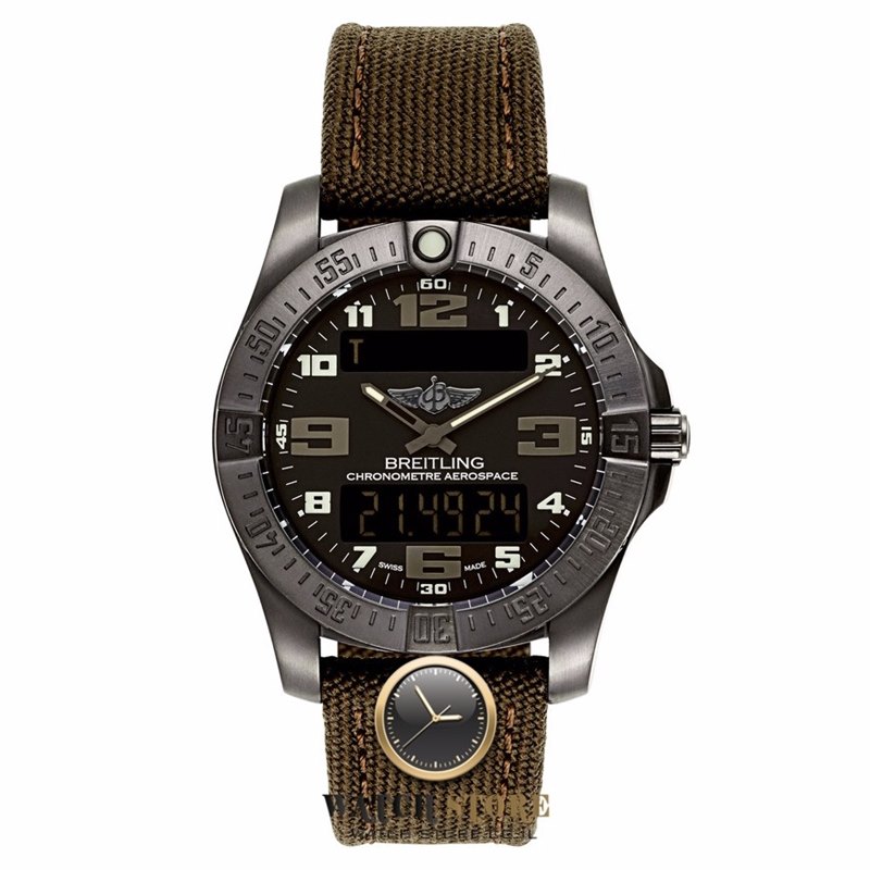 שעון ברייטלינג אנלוגי דיגיטלי טיטניום | שעוני יוקרה שווצרים במחירים מיוחדים | ברייטלינג שעונים לגבר Breitling Professional Aerospace