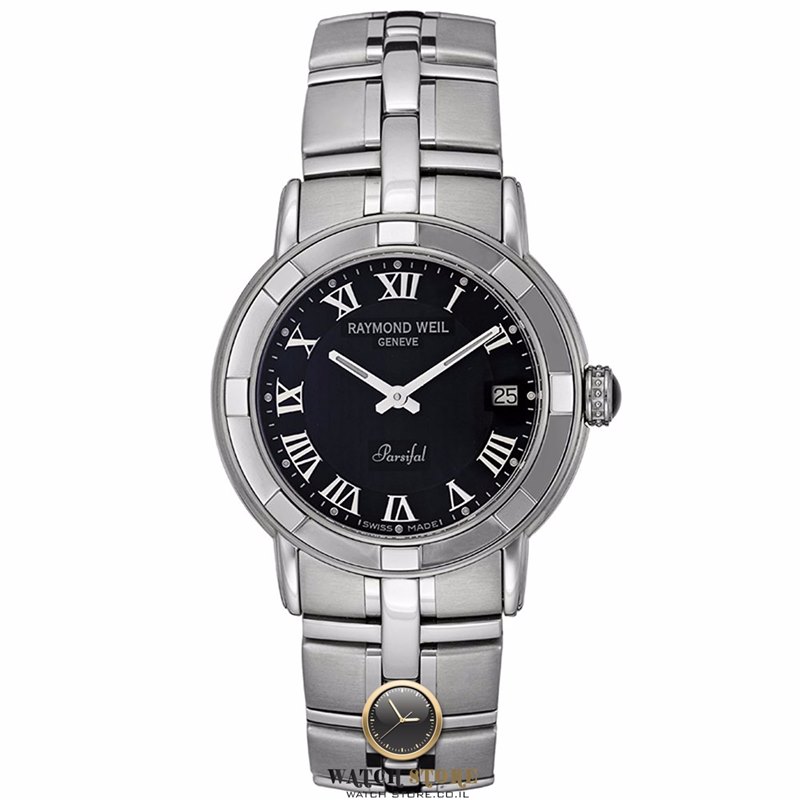 שעון יד ריימונד ווייל יד שנייה במצב מצויין | שנה אחריות | שעוני יוקרה יד 2 Raymond Weil 9541-ST-00208 Parsifal Quartz