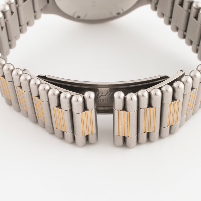 123000 שעון קרטייה מאסט יד 2 לנשים 31 מ';';מ קלאסי רצועת סטיינלס סטיל וזהב 18K | מגיע עם ניירת מקורית אחרי טיפול | שנה אחריות |Cartier Authentic Ladies Cartier Must de Cartier 21 Steel Gold 123000P Quar