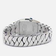 W660022I קרטייה לה דונה לנשים | שעון מיוחד של קרטייה | מידה L | שעון במצב מצויין כולל שנה אחריות | Cartier La Dona W660022I Stainless Steel Ladies Watch