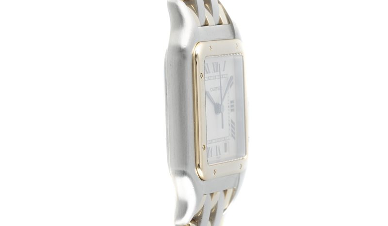 110000 שעון קרטייה פנתר מיוחד לאישה - דגם עם 3 שורות זהב - דגם מדיום 27 מ';';מ יד 2 במצב מצויין כולל שנתיים אחריות | cartier panthere 110000 3 row 18K GOLD midsize watch