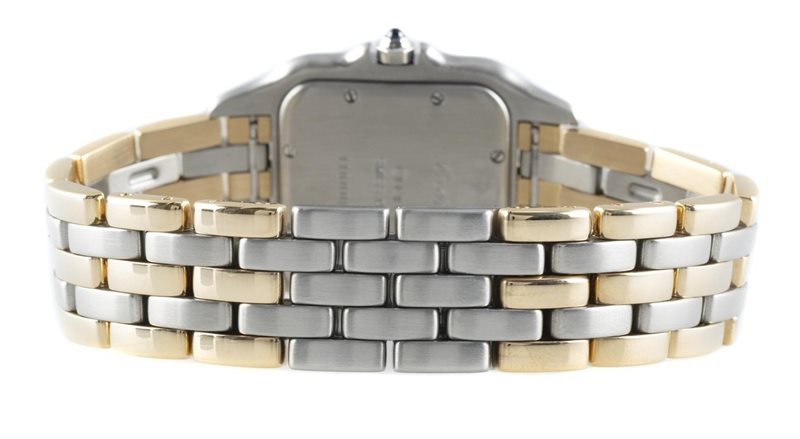 110000 שעון קרטייה פנתר מיוחד לאישה - דגם עם 3 שורות זהב - דגם מדיום 27 מ';';מ יד 2 במצב מצויין כולל שנתיים אחריות | cartier panthere 110000 3 row 18K GOLD midsize watch