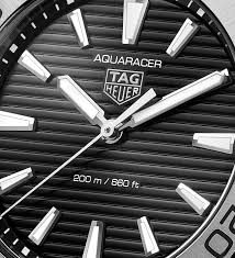 WBP1110.BA0627 שעון יוקרה טאג הויאר אקווהרייסר לגברים בלוח שחור מיוחד | שעון 200 מטר | שנתיים אחריות | Tag Heuer Aquaracer Quartz Black Dial Steel Men';s Watch WBP1110.BA0627