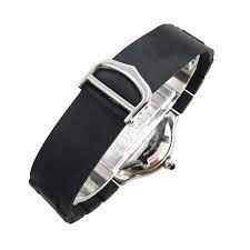 W10147U2 שעון קרטייה יד 2 יוניסקס 37 מ';';מ | דגם אוטומטי בלוח ממותג | רצועת ספורט | שנה אחריות | Cartier Must 21 Autoscaph 2427 Automatic Date W10147U2 SS Watch 37mm