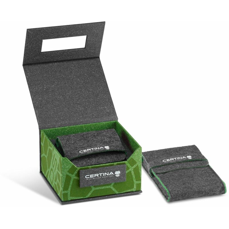 C021.810.16.297.00 שעון סרטינה לנשים שעון גדול ודק | לוח ורצועה בורדו חום | מחוגי זהב זוהרים עם תאריכון | 5 שנים אחריות | Certina C0218101629700 Ds Dream Watch .