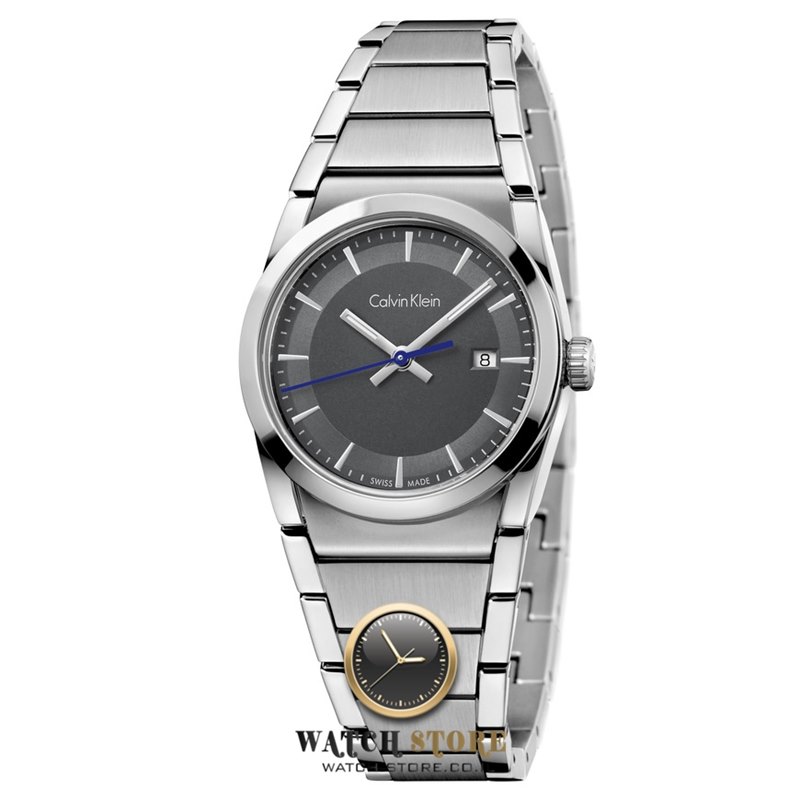 שעון קלווין קליין לאישה | קולקציית שעוני אופנה חדשה | שנתיים אחריות | Women';s Calvin Klein Step Steel Watch K6K33143