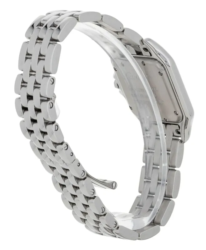 WSPN0007 שעון קרטייה פנתר מדיום | שעון סטיל בלוח לבן רומי | 8 שנים אחריות בינלאומית | מלאי מוגבל | Cartier Medium Model Silver Dial Ladies Watch WSPN0007 by Cartier