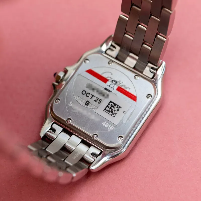 WSPN0007 שעון קרטייה פנתר מדיום | שעון סטיל בלוח לבן רומי | 8 שנים אחריות בינלאומית | מלאי מוגבל | Cartier Medium Model Silver Dial Ladies Watch WSPN0007 by Cartier