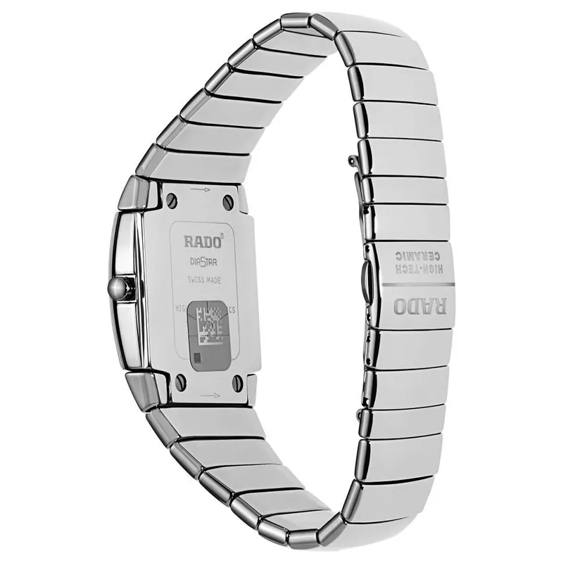 R13779152 שעון יד ראדו סינטרה יוניסקס 30 מ';';מ | זכוכית שחורה | שעון קרמיקה כסופה | מלאי מוגבל | שנתיים אחריות | RADO Sintra Ceramic UNISEX Model R13779152