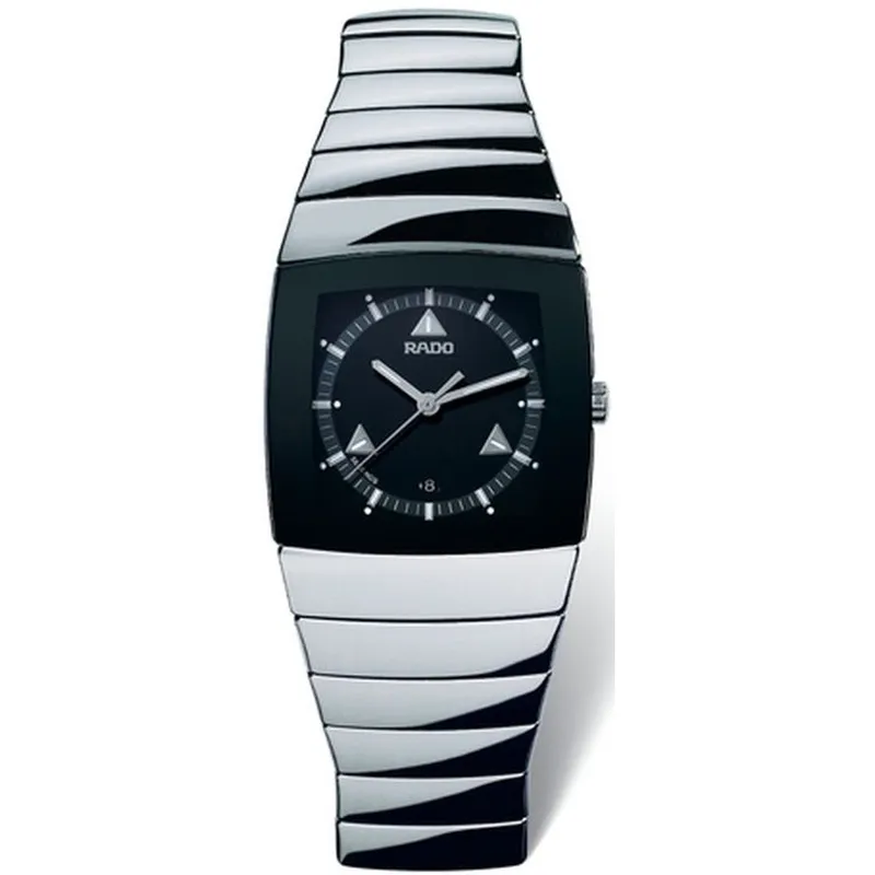R13779152 שעון יד ראדו סינטרה יוניסקס 30 מ';';מ | זכוכית שחורה | שעון קרמיקה כסופה | מלאי מוגבל | שנתיים אחריות | RADO Sintra Ceramic UNISEX Model R13779152