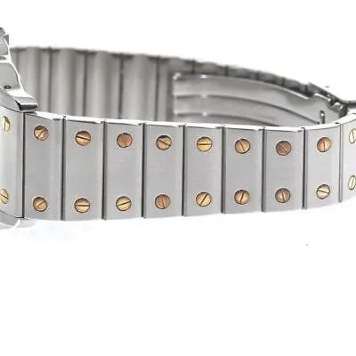 W20030C4 קרטייה סנטוס ג';לבי 29 מ';';מ הגדול | דגם משולב זהב בלוח אפור מיוחד | שעון יד 2 במצב מצויין כולל שנתיים אחריות | דגם יוניסקס | Cartier Santos W20030C4 18k & Steel 29mm UNISEX Watch