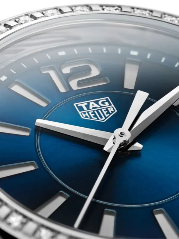 WBJ1416.BA0664 שעון טאג הויאר פורמולה לנשים בלוח כחול משובץ 36 יהלומים בבאזל | מלאי מוגבל | שנתיים אחריות |