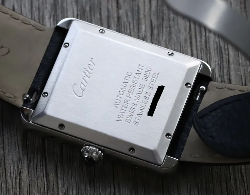 WSTA0029 שעון קרטייה טנק סולו אוטומטי XL יד 2 כמו חדש | סט מלא עם תעודות וקופסא | שנה אחריות | Cartier Tank Solo XL Automatic Silver Dial Men';s Watch WSTA0029