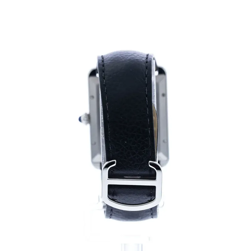 WSTA0029 שעון קרטייה טנק סולו אוטומטי XL יד 2 כמו חדש | סט מלא עם תעודות וקופסא | שנה אחריות | Cartier Tank Solo XL Automatic Silver Dial Men';s Watch WSTA0029