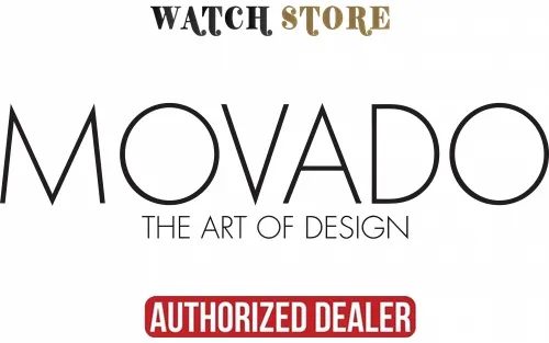 0606877 שעון מובאדו לאישה ברצועת עור | דגם זהב בלוח שחור נקי קלאסי ואלגנטי | מלאי מוגבל | שנתיים אלריות יבואן רשמי | Movado Museum Dial Gold tone case on Black Leather strap 28mm 0606877