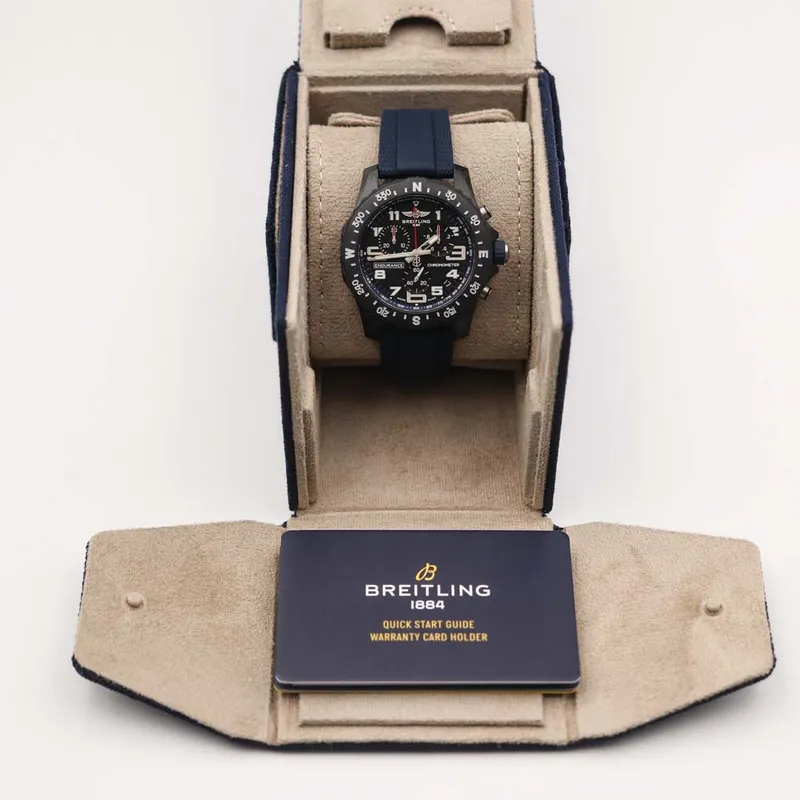 X82310D51B1S2 שעון ברייטלינג לגברים מהסדרה החדשה | דגם סופר קל וחזק | כרונוגרף ברצועת ספורט | 5 שנים אחריות | New Breitling Endurance Pro 44MM Men';s Watch X82310D51B1S2