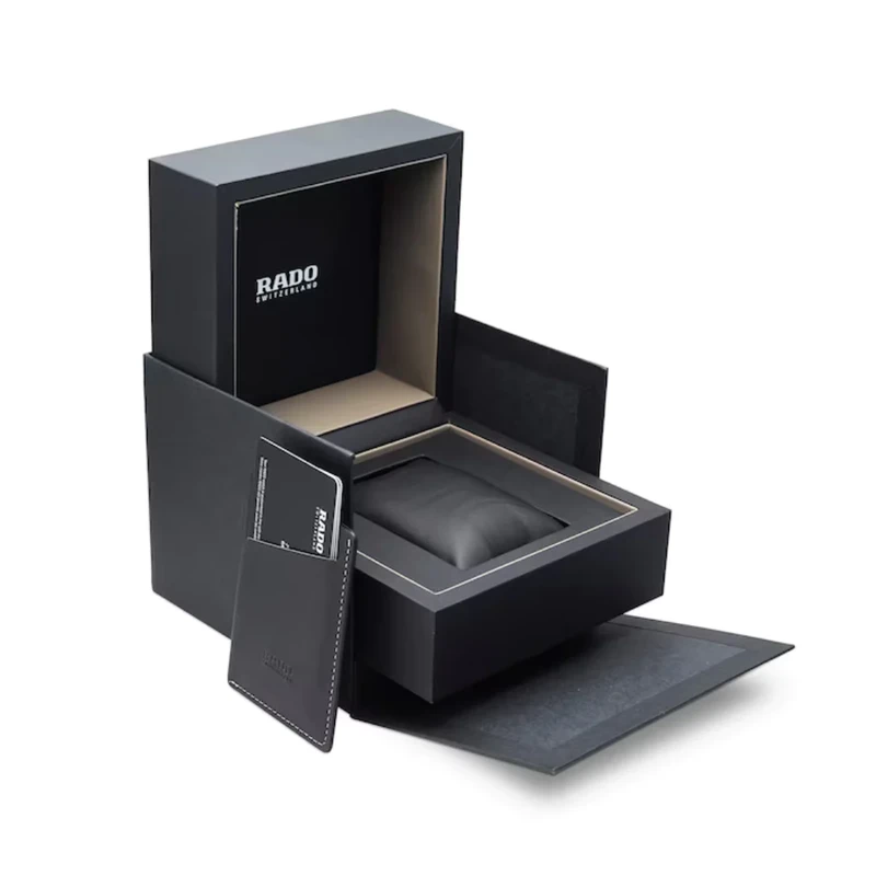 R-61003070 שעון מיוחד של ראדו יבואן רשמי | דגם הייפרכרום באזל זהב רוז | מנגנון אוטומטי | לוח אפור משובץ 12 יהלומים עם 5 שנים אחריות | מלאי מוגבל | Rado HyperChrome Classic Automatic Diamonds R33100703