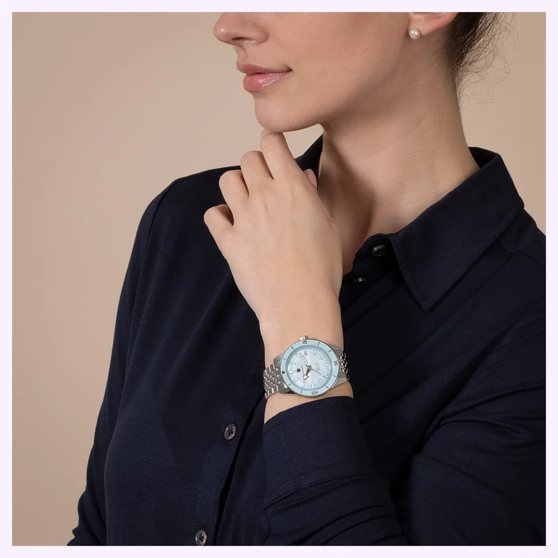 R-62233020 | R32223203 שעון ראדו יבואן רשמי חדש מסדרת קפטן קוק | שעון בלוח מיוחד טורקיז טיפני |מנגנון אוטומטי 80 שעות | 5 שנות אחריות | מלאי מוגבל | Rado Captain Cook 39mm Automatic Watch R32223203