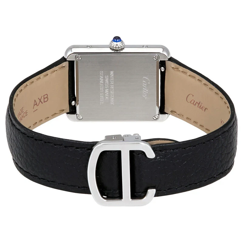 WSTA0030 שעון יד קרטייה טנק סולו לאישה דגם סמול | שעון יד 2 כמו חדש | רצועה חדשה כולל תעודות וקופסא | שנה אחריות | Cartier Tank Solo Watch Small Model, Quartz Movement, Steel, Leather WSTA0030