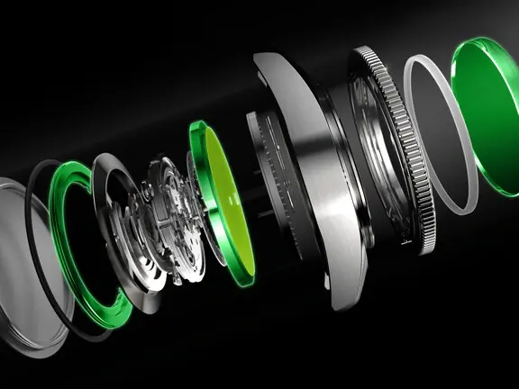 C047.452.11.081.01 שעון סרטינה חדש מסדרת DS-X | דגם משולב באזל אדום עם מצפן | GMT כולל 5 שנים אחריות | Certina DS-X GMT 41mm Mens Watch C0474521108101